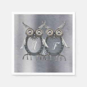 Gold, Silver - Brass Modern  Napkin