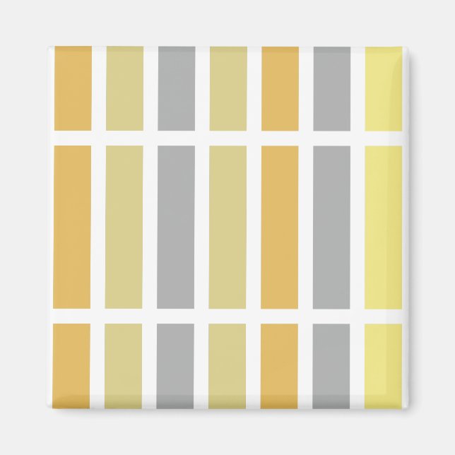 Gold Silver Bronze Metal Hues Magnet (Front)