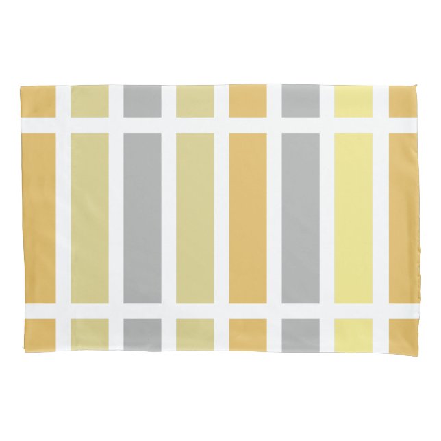 Gold Silver Bronze Metal Hues Pillowcase (Front)