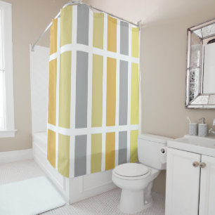Gold Silver Bronze Metal Hues Shower Curtain