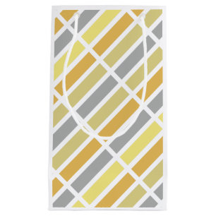 Gold Silver Bronze Metal Hues Small Gift Bag