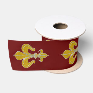 Gold & Silver Lily + your ideas Satin Ribbon