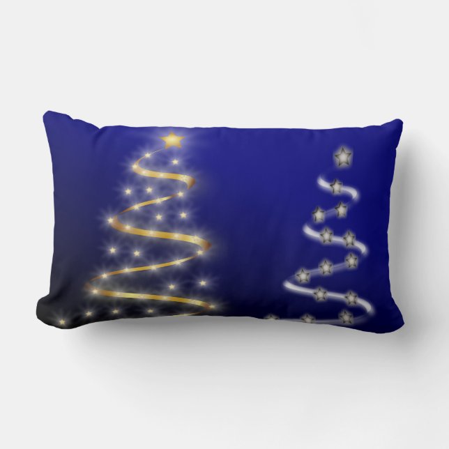 Gold & Silver- Lumbar Pillow (Front)