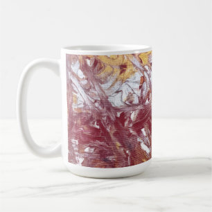 Gold, Silver, Red, Rose Gold, Marble Artwork Coffee Mug