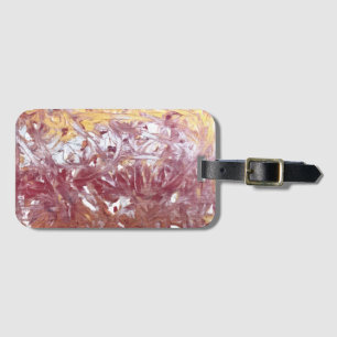 Gold, Silver, Red, Rose Gold, Marble Artwork Luggage Tag