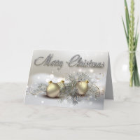 Gold & Silver Shimmer Christmas Ornaments