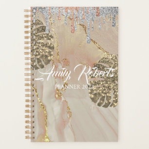 Gold Silver Sparkling Planner