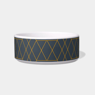 Gold, simple, modern, cool, trendy lines geometric bowl