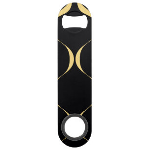 Gold, simple, modern, luxurious wavy graphic