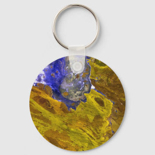 Gold Slate <br> Key Ring