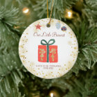 Gold Snowflake Our Little Present Ornament