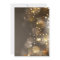 Gold Snowflakes & Bokeh Lights Holiday Invitation