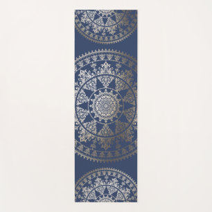 Gold Solar Mandala Yoga Mat   Custom Colour