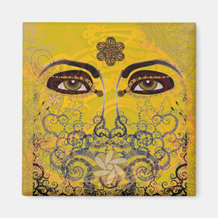 GOLD SOUL EYES MAGNET