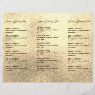 Gold Spa, Massage, Hairstylist Menu & Pricing