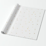 Gold Sparkle Confetti  Gift Wrapping Paper<br><div class="desc">Gold Sparkle Confetti Wrapping Paper</div>