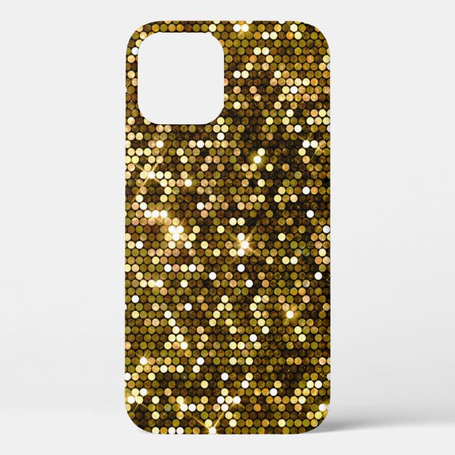 Gold sparkle: glittering background. Case-Mate iPhone case (Back)