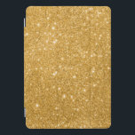 Gold Sparkle iPad Pro Cover<br><div class="desc">This gold case has the appearance of bling and sparkle as part of the design. You do not have to worry about any glitter falling off as this electronics case does not have actual glitter or glue on it.</div>