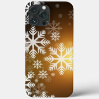 Gold Sparkly Snowflakes