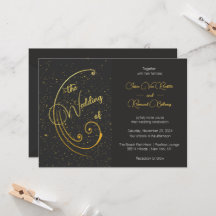 Gold Speckle Wedding