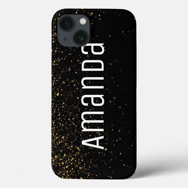 Gold Speckled Case-Mate iPhone Case (Back)