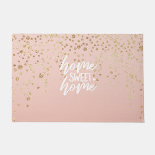 Gold Speckled Home Sweet Home Doormat