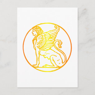 Gold Sphinx Postcard