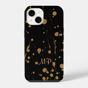 Gold Splash iPhone 14 Case