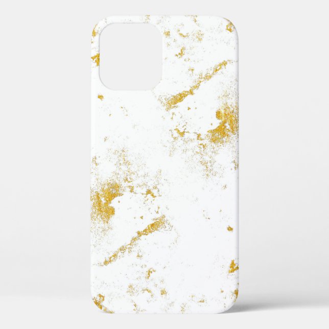 Gold splashes Texture. Brush stroke design element Case-Mate iPhone Case (Back)