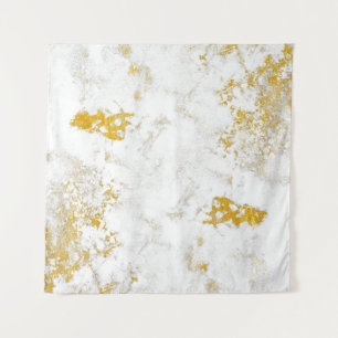 Gold splashes Texture. Brush stroke design element Tapestry