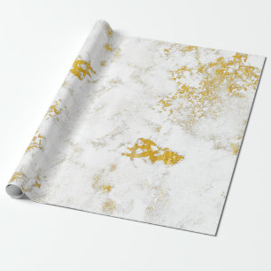 Gold splashes Texture. Brush stroke design element Wrapping Paper