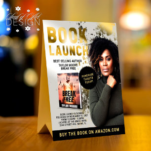 Gold Splatter Professional Book Launch Event