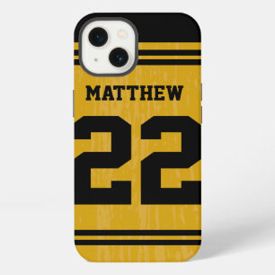 Gold Sport Jersey Number iPhone 6 Case