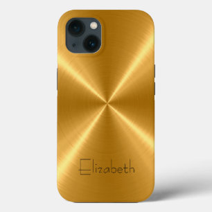Gold Stainless Steel Metal iPhone Case