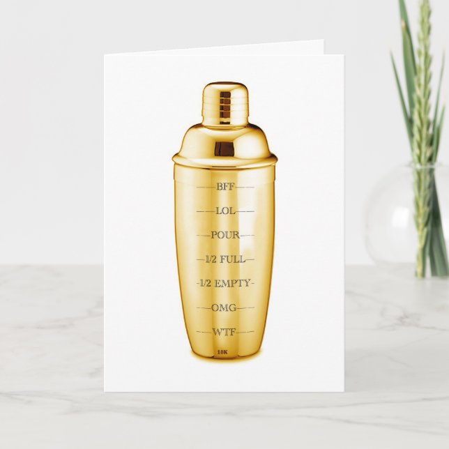 Gold Standard Birthday Card (Front)