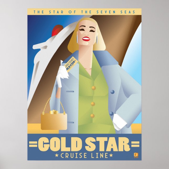 Gold Star Cruise Line poster (Front)