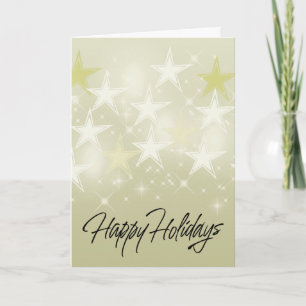 Gold Star Holiday Card