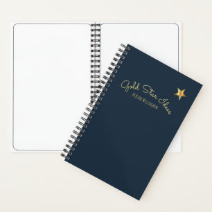 Gold Star Ideas Personalized Sketchbook Notebook