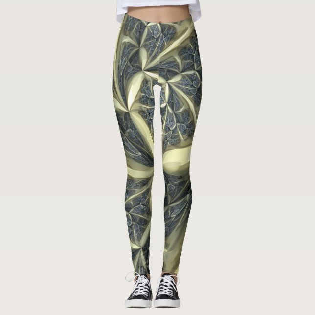 Gold Star Leggings (Front)