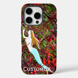 gold star mermaid iPhone 16 pro case