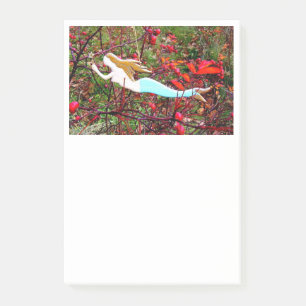gold star mermaid post-it notes