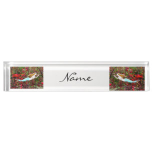 Gold star mermaid Thunder_Cove Nameplate