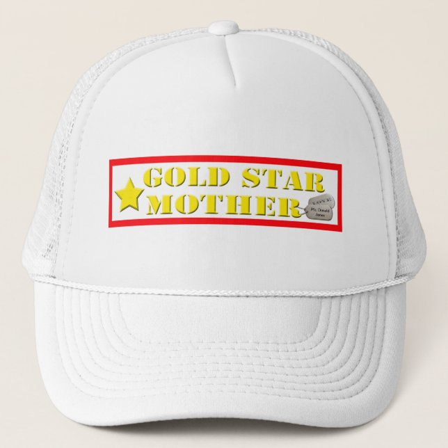 Gold Star Mother Hat - 1 Star (Front)