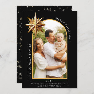 Gold Star of Bethlehem Photo Card