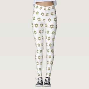 Gold Star of David Seamless Leggings