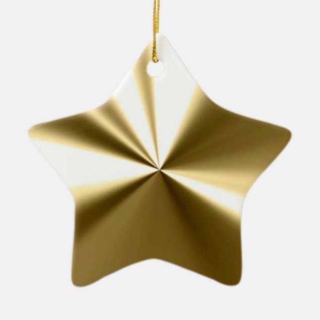 Gold Star Ornament (Front)