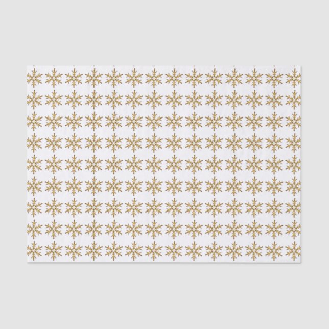 Gold Star Pattern Tissue Paper (Front)