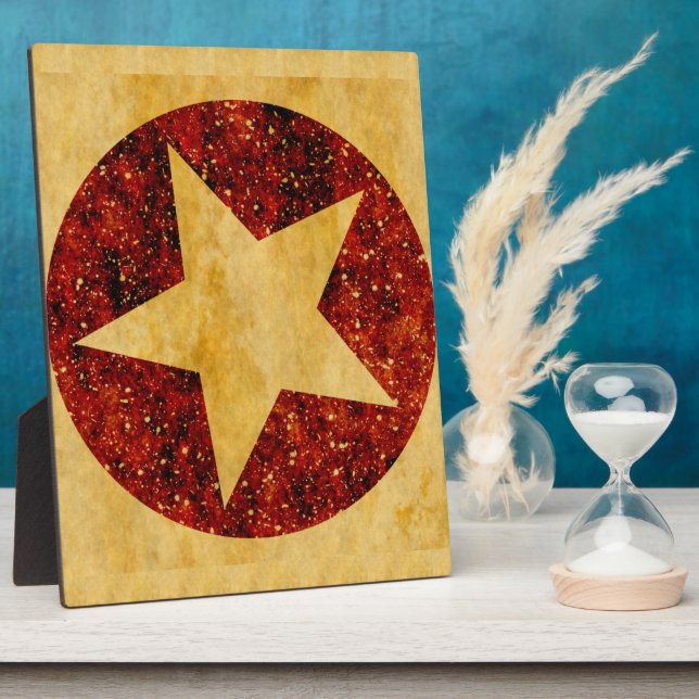 Gold Star Plaque (Side)