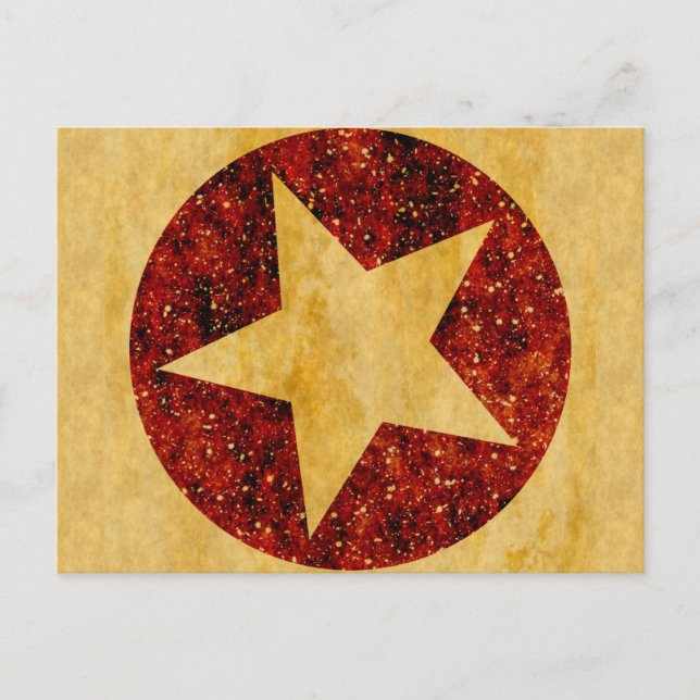 Gold Star Postcard (Front)