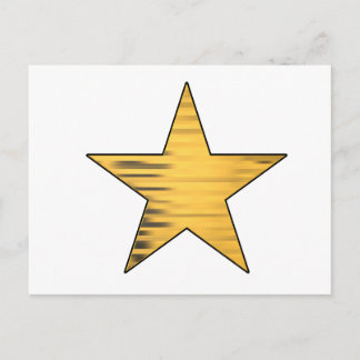 Gold Star Postcard